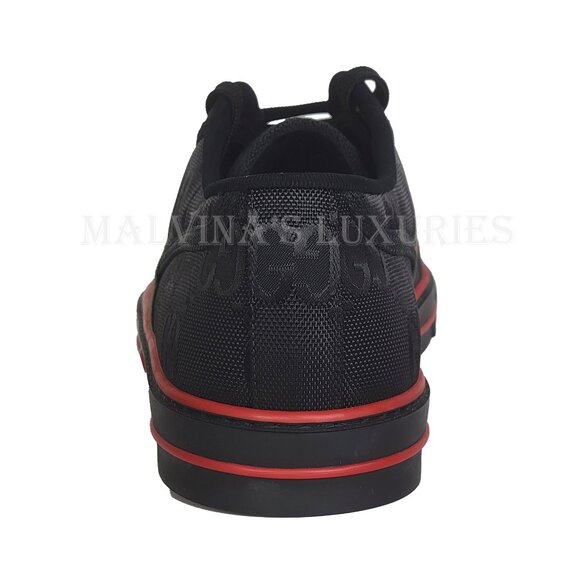 GUCCI MENS SNEAKERS OFF THE GRID TENNIS 1977 LOGO WEB ECONYL SHOES sz 12 12.5 US - Picture 10 of 15